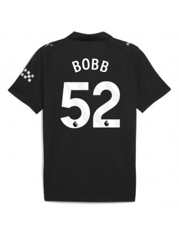 Billige Manchester City Oscar Bobb #52 Bortedrakt 2025-26 Kortermet